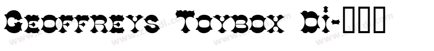 Geoffreys Toybox Di字体转换